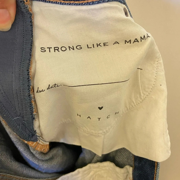 HATCH Maternity Jean Indigo Blue Size 29 - Picture 7 of 8
